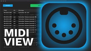 MidiView tutorial Free MidiMonitor software [upl. by Calise]