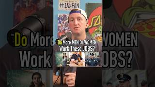 Do More MEN Or WOMEN Work These Jobs shorts men women jobs work guessinggame [upl. by Ellinet]