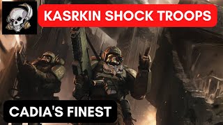 KASRKIN SHOCK TROOPS IN WARHAMMER 40000 [upl. by Alric547]