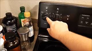 How to Operate any Electric Range Stove Top amp Oven Cooktop Burner Preheat Gas EASY Instructions [upl. by Yelrah]