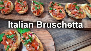 Easiest Italian Bruschetta Recipe in the World  Delicious Recipes [upl. by Finkelstein45]