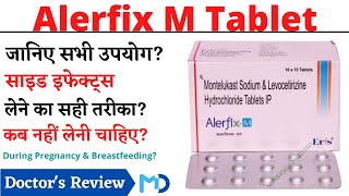 Alerfix M Tablet Uses amp Side Effects in Hindi [upl. by Knowle]