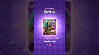 New Evolution Hunter Guide clashroyale shorts [upl. by Crescen]