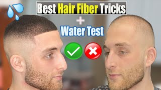 7 Easy Tricks to make Hair Fibers look NATURAL  Water Test [upl. by Warner405]