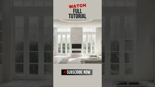 Beginner Sketchup Tutorial  Sketchup for Interior Design WITH Vray [upl. by Lidah]