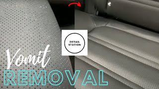 Cleaning Vomit From Perforated Leather Car Seats [upl. by Wernda]