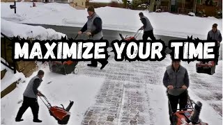 How to CORRECTLY Use a Snowblower in Your Own DrivewayToro [upl. by Quinn]