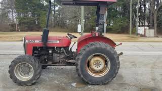 Massey Ferguson 240 4x4 tractor [upl. by Rosella]