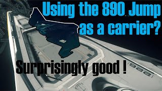 890 Jump A Luxury Carrier  Testing what fits [upl. by Yztim]