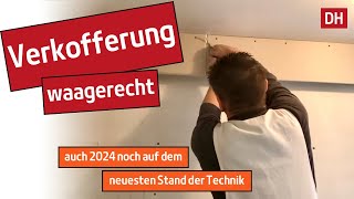 DIY Verkofferung Bau eines Deckenkoffers waagerechtRigipskoffer  DH – Trockenbau [upl. by Edmea890]