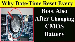 Why After Changing CMOS Battery DateTime Reset Solved BIOS [upl. by Acisse775]