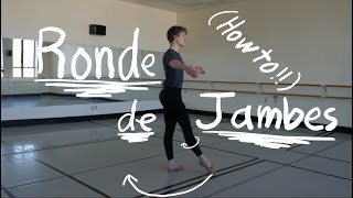 How to do a Rond de jambe — Easy Ballet Class [upl. by Nnylyar]