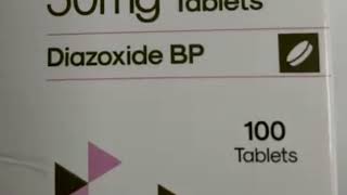 Diazoxide  hyperglycaemic drugpersistent hypoglycaemia hyperinsulinism non diuretic effects [upl. by Juley735]