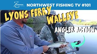 Lyons Ferry Walleye  Northwest Fishing TV 107 [upl. by Auqinahc841]