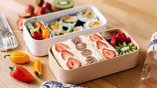 Easy BENTO BOX Lunch Ideas for Summer  EVERYDAY EATS [upl. by Hagan]