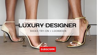 DESIGNER SHOE COLLECTION Tryon  Look book  Tom Ford Amina Muaddi Sophia Webster Jimmy Choo [upl. by Daj]