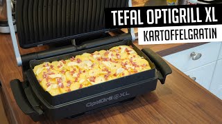 Kartoffelgratin im Tefal OptiGrill SnackingampBaking [upl. by Noxaj]