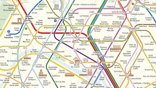 Making of Paris metro map [upl. by Kehsihba518]