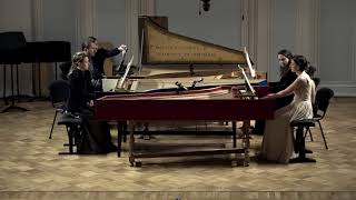 JS Bach Concerto for 4 harpsichords BWV 1065 [upl. by Feucht]