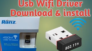 RANZ usb wifi driver download amp Installation complete process step by steps ranz wifi driverpc [upl. by Shelbi]