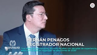 Hernán Penagos Registrador Nacional del Estado Civil  El Espectador [upl. by Franza]