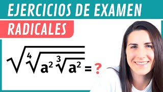 RAÍCES o RADICALES ✅ Ejercicios de Examen [upl. by Oicnecserc169]