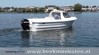 Beekman Watersport Goes DEMO Smartliner 17  19  21 Cabin Testvaart Boatingworld [upl. by Korney]