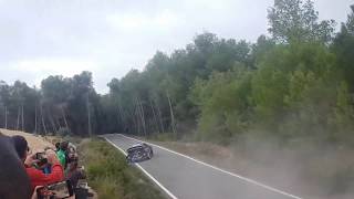 Ott Tanak librada tramo SS7  El Montmell Rally Cataluña 2017 [upl. by Innej]