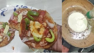 There is no oven If you have an empty bottle make a quick fryer pizza in 10 minutes [upl. by Norrahc]