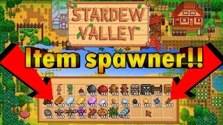 Stardew Valley ITEM SPAWN Mod 2020  Creative Mode for Stardew [upl. by Yrellam231]