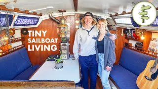 Couples LowCost Living on a Sailboat in the City [upl. by Neellek]