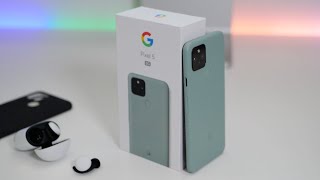 Google Pixel 5  Unboxing Setup and Review  4K 60P [upl. by Mcdade]