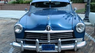 1949 Hudson Commodore Four Door Sedan Blu WG081614 [upl. by Enila]