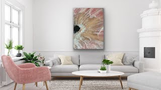 Earth Tones Abstract Acrylic Art [upl. by Myrtice378]