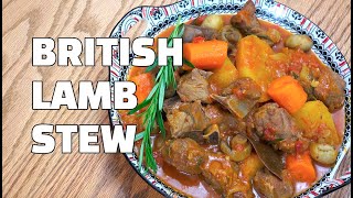 Traditional British Lamb Stew Recipe Easy Homemade Food  How To Cook Great [upl. by Annirok]