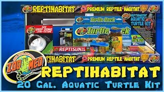 Zoo Med 20 Gallon ReptiHabitat™ Aquatic Turtle Kit [upl. by Toblat]