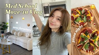 Moving Vlog back in california med school orientation new school year anxiety [upl. by Jara]