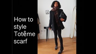 How to style Totême Scarf [upl. by Oal]