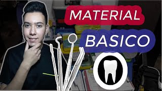 INSTRUMENTAL ODONTOLOGICO BÁSICO NOMBRES y FUNCIONES  Materiales para el primer año de odontología✅ [upl. by Eatnuahs723]