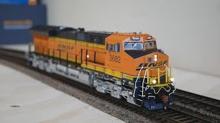 ScaleTrains HO BNSF Tier 4 GEVO wSound 2022 Release [upl. by Lydie]