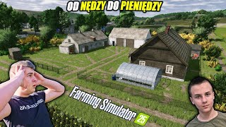 PIERWSZA SERIA W FS 25 😍〔OD NĘDZY DO PIENIĘDZY〕＃1✅ POKAZ GOSPODARSTWA I ZAKUP MASZYN 😱 [upl. by Fabiola]