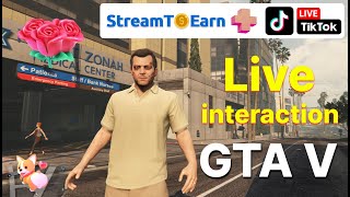 GTA 5 TikTok Live interaction tutorial Stream To Earn S2E Mod and Chaos Mod without button binding [upl. by Mini]