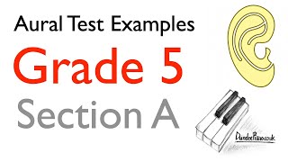 Aural Test Examples Grade 5 ABRSM  Section A [upl. by Akihsar125]