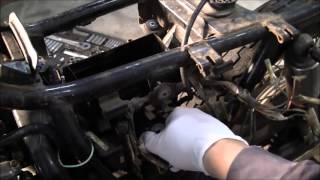 Cafe Racer Build Project Part 4  1973 Honda CB350F  CB350  Removing Air Box [upl. by Nhguavaj971]