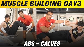 DAY 3  Ultimate Abs amp Calves Workout  Full Muscle Building Series [upl. by Deirdra145]