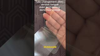 tuto Comment changer la vitre [upl. by Ahsitel]