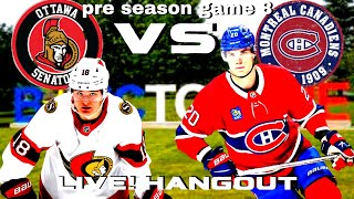 Montreal Canadiens vs Ottawa Senators in Bouctouche NB  Final Pre Season Game [upl. by Eseuqcaj371]