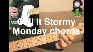 Call It Stormy Monday TBone Walker chords and guitar lesson [upl. by Manvell]