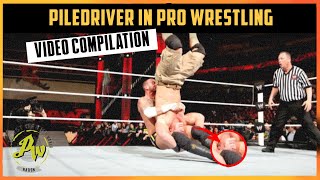 PILEDRIVER IN PRO WRESTLING  COMPILATION 1 [upl. by Mutat]