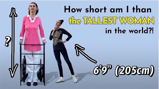 I met TALLEST WOMAN in the WORLD Rumeysa Gelgi [upl. by Anaeerb]